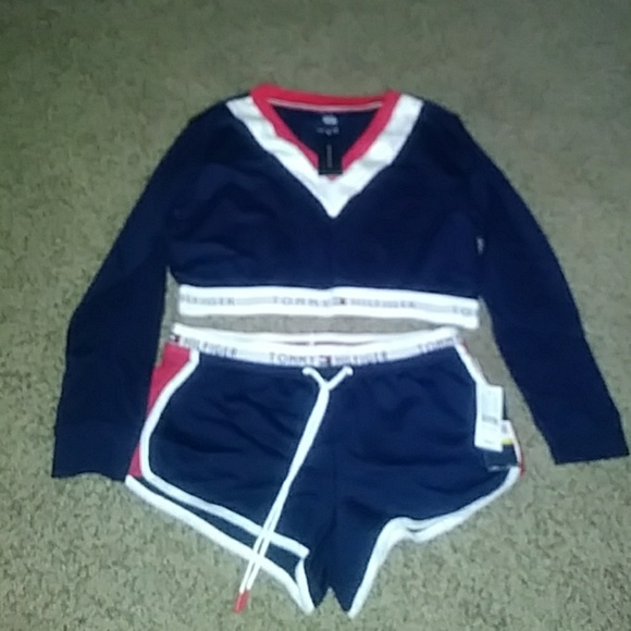 tommy hilfiger short sets